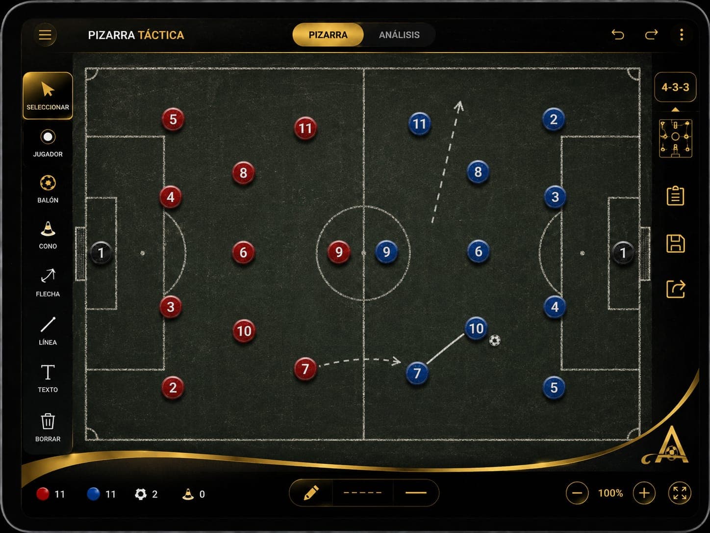Entrenamiento profesional de fútbol